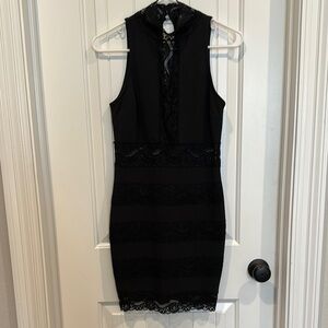 Elegant Black Lace Dress